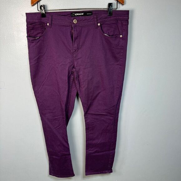 Jordache Women’s Plus Jeans sz 18 Skinny #F131 - Picture 2 of 6